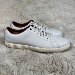 Cole Haan Crosscourt II Men's Size 10.5 Grand White Leather Low Top Sneakers
